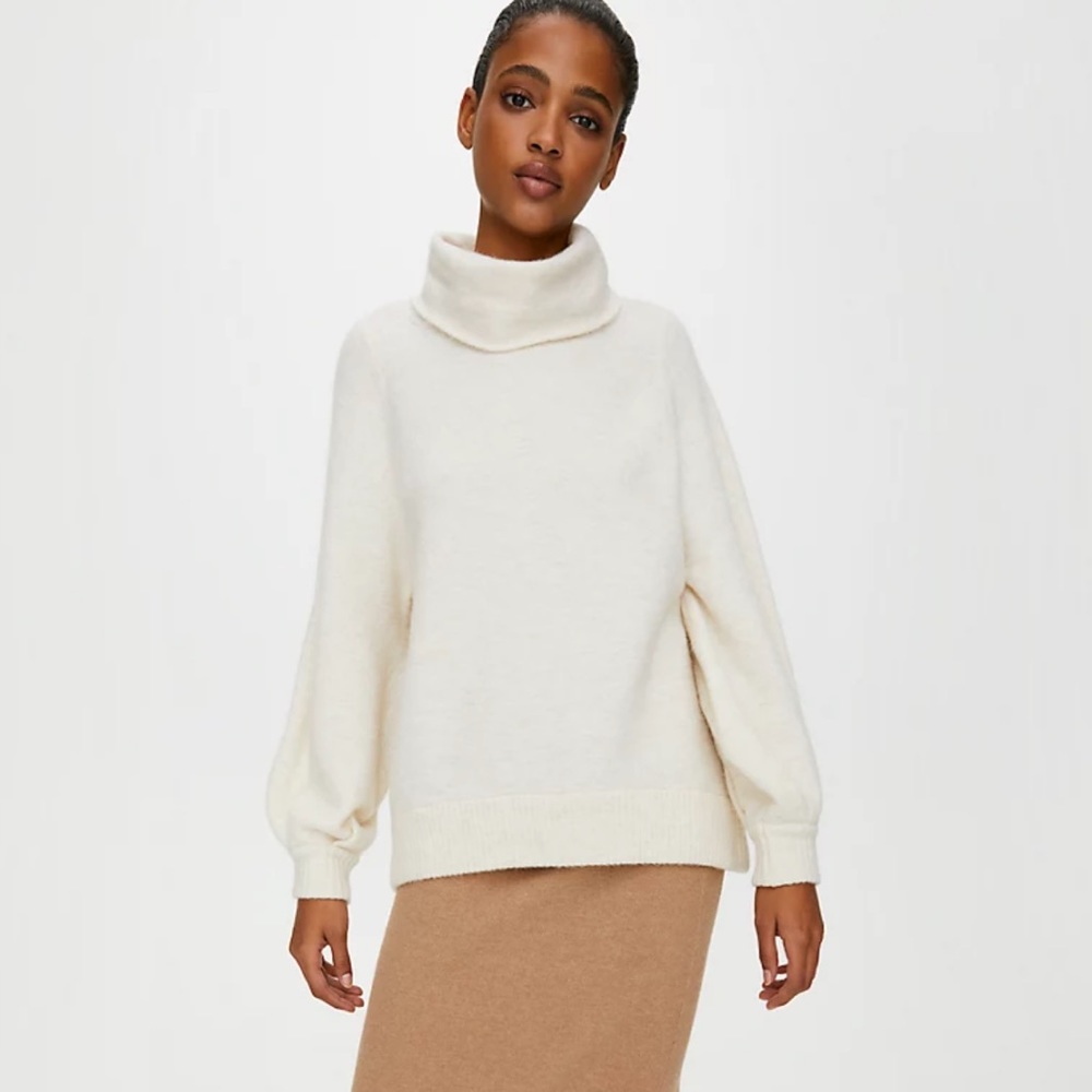 New Aritzia The Group Adichie Wool Sweater in Black - Picture 2 of 7